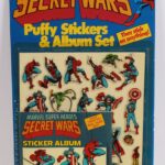 Secret Wars Puffy Stickers and Album Set MISC MOC C-8.5