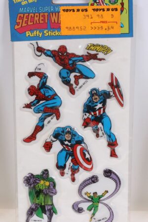 Secret Wars Puffy Stickers Secret Wars MISC MOC C-9.5-
