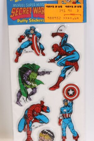 Secret Wars Puffy Stickers MISC MOC C-9.5-
