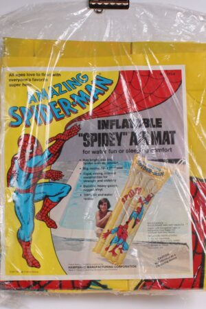 Amazing Spiderman Spidey Air Mat Mego Vintage Era Toys MIP C-9+