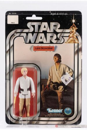 Luke Skywalker Star Wars 12 Back MOC C-8.5+ AFA 80