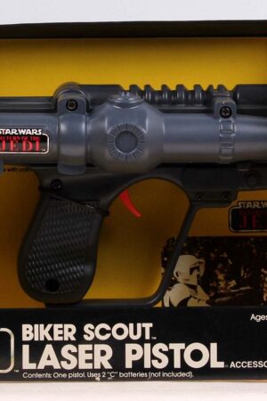 Biker Scout Laser Pistol Playset MISB C-9