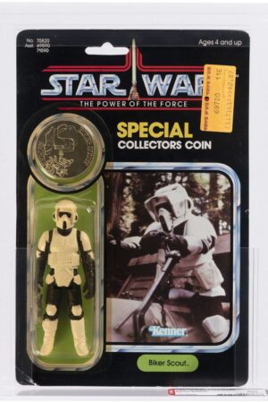 Biker Scout POTF MOC C-8.5+ AFA 80Y