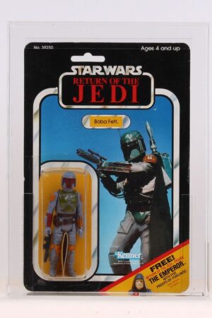Boba Fett Desert Scene ROTJ 65 Back Emperor Offer MOC C-8.5+ AFA 80