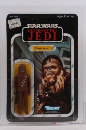 Chewbacca ROTJ 65 Back No Offer MOC C-9.5- AFA 80