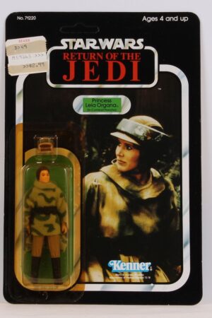 Leia Combat Poncho ROTJ 77 Back No Offer MOC C-9.5-