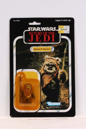 Wicket Warrick ROTJ 77 Back No Offer MOC C-8.5+
