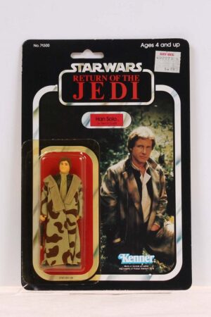 Han Trench Coat ROTJ 79 Back No Offer MOC C-8.5+