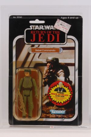 Rebel Commando ROTJ 79 Back Anakin Sticker Offer MOC C-9+ AFA 80+Y