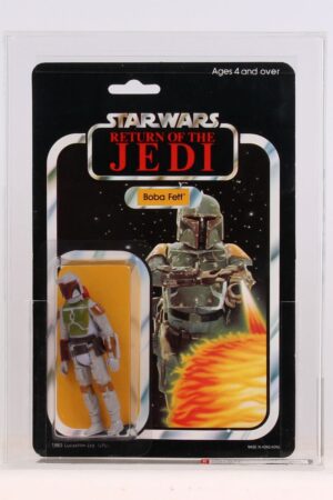 Boba Fett Space Scene Palitoy ROTJ 45 Back MOC C-9.5 AFA 90