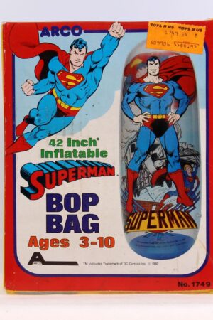 42 Inch Inflatable Bop Bag Superman Super Powers MISC MISB C-9+