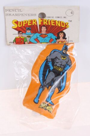 Batman Super Friends Pencil Sharpener Super Powers MISC MIP C-9.5