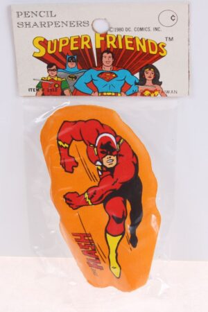 Flash Super Friends Pencil Sharpener Super Powers MISC MIP C-9.5