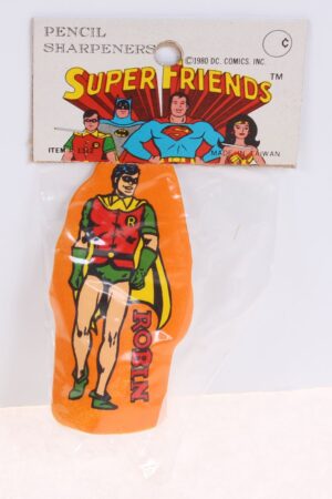 Robin Super Friends Pencil Sharpener Super Powers MISC MIP C-9.5
