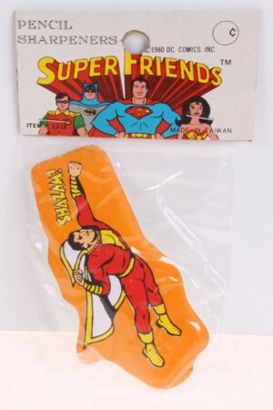 Shazam Super Friends Pencil Sharpener Super Powers MISC MIP C-9.5