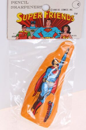Superman Super Friends Pencil Sharpener Super Powers MISC MIP C-9.5
