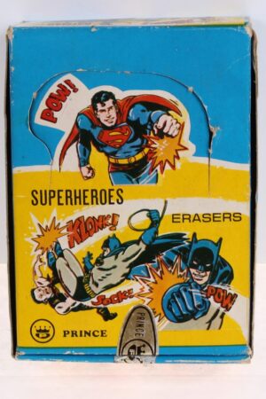 Superheroes Marvel and DC Eraser Case Mego Vintage Era Toys MIB C-9.5