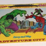 The Amazing Spider-Man and The Incredible Hulk Carry and Play Adventure City Mego Vintage Era Toys MIB C-9.5-