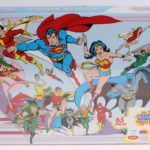 The Super Powers Team in Action Floor Puzzle Super Powers MISC MISB C-9.5-