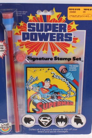 Superman Signature Stamp Set Super Powers MISC MOC C-9+