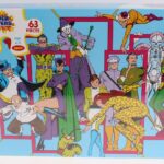 The Villain Floor Puzzle Super Powers MISC MISB C-9.5-