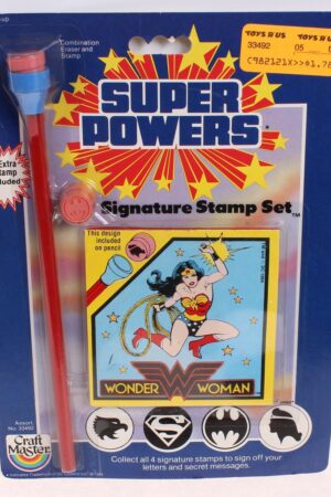 Wonder Woman Signature Stamp Set Super Powers MISC MOC C-9+