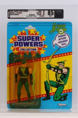 Green Arrow Super Powers MOC C-9.5- AFA 85Y