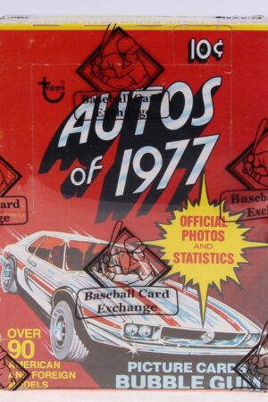 Autos of 1977 Non Sport Cards Topps Wax Box
