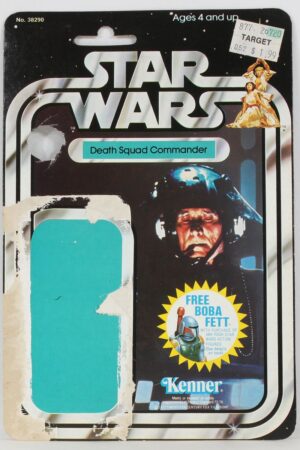 Death Squad Commander Star Wars 20 Back Boba Fett Offer cardback