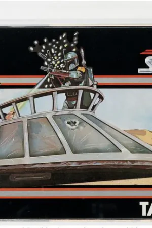 Tatooine Skiff Vehicle MIB C-9.5- AFA 85 Q