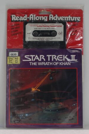 Star Trek II The Wrath of Khan Book and Tape Star Trek MISC Records MIP C-9+