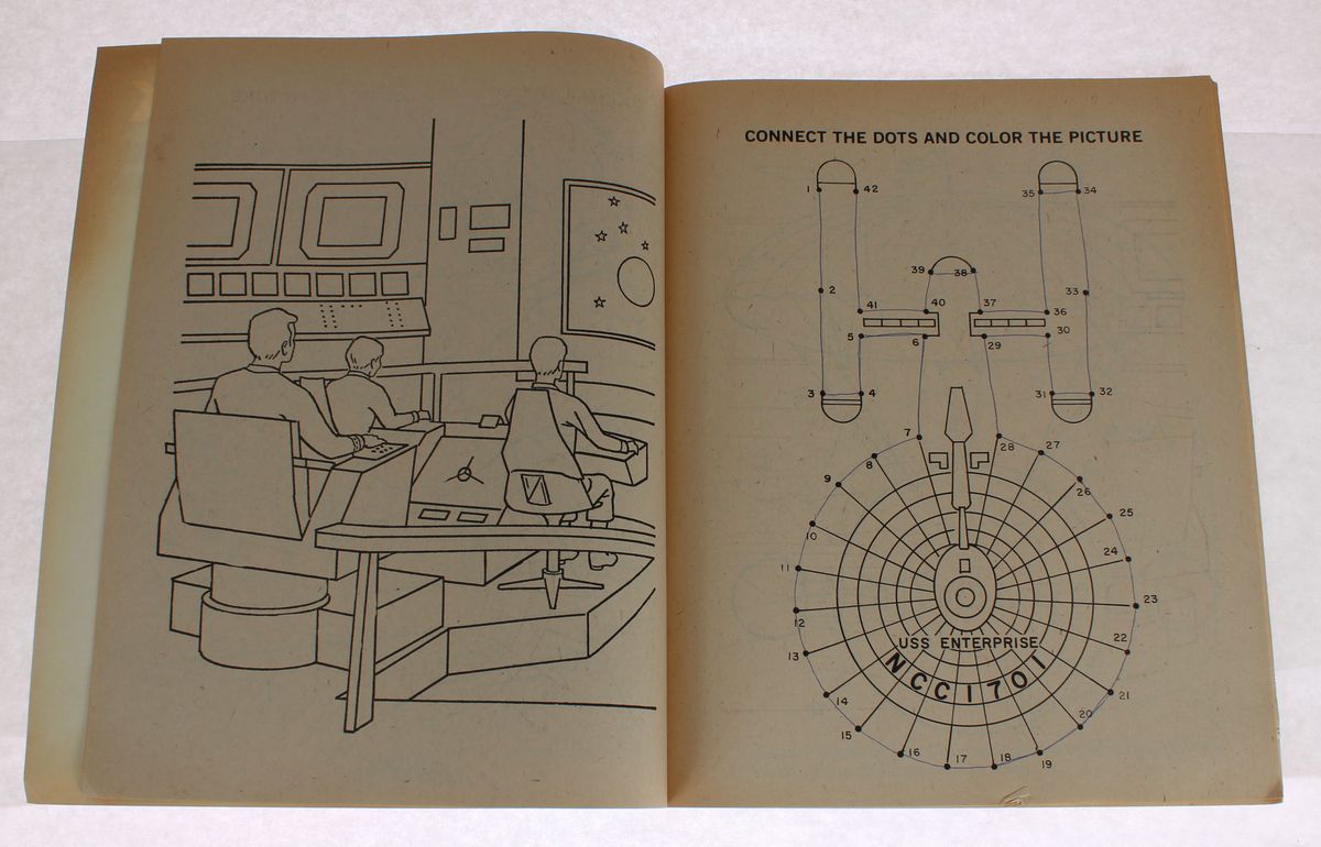 Star Trek Coloring Book Mr Spock Star Trek MISC C-8+ - Image 4