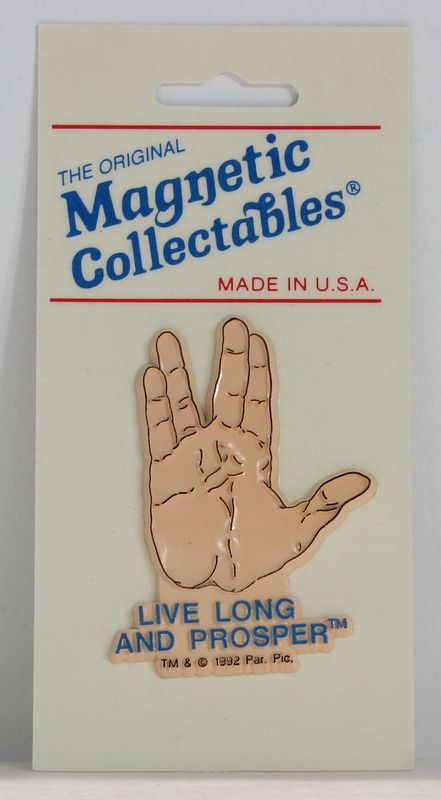 Magnet Live Long and Prosper Vulcan Hand Star Trek MISC MOC C-9+