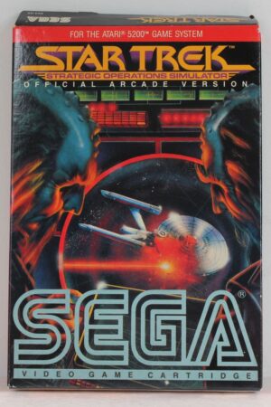 Star Trek Sega Video Game Atari 5200 Star Trek MISC MIB C-8.5+