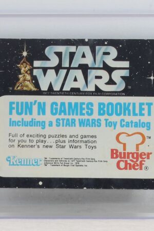 Star Wars Burger Chef Find the 10 Figures on Back Booklet