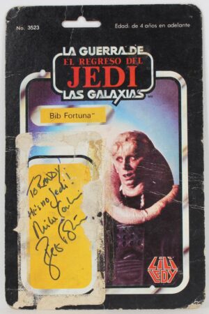 Bib Fortuna Lili Ledy cardback Signed Rarities