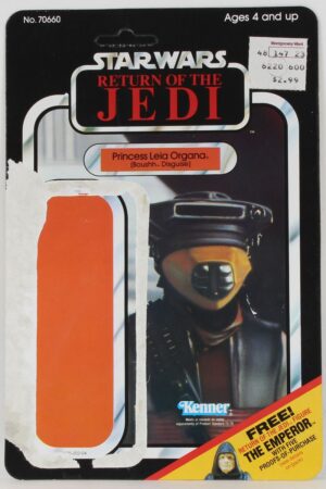 Leia Boushh ROTJ 65 Back Emperor Offer cardback