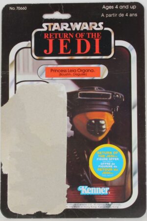 Leia Boushh ROTJ 65 Back Nien Nunb Offer cardback