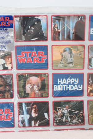Star Wars Gift Wrap MISC MIP C-9+