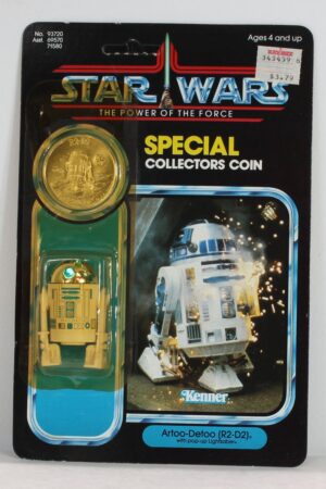 R2-D2 Pop Up Lightsaber POTF MOC C-9+